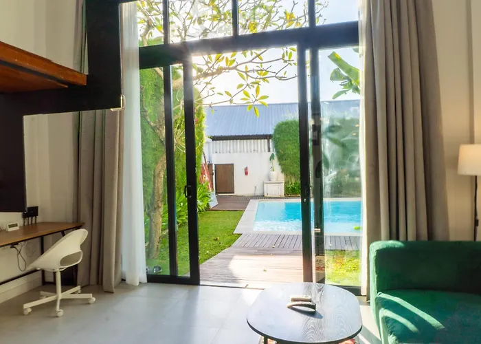 アパート Luxury Tropical Loft In Heart Of Berawa チャングー